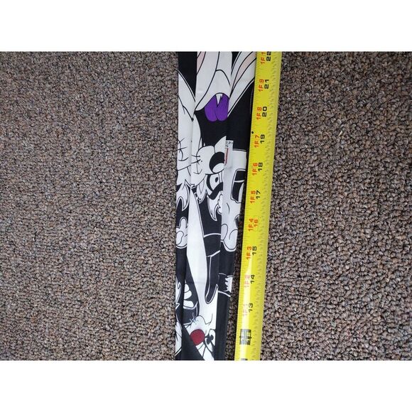 VTG 1992 Looney Tunes By Balancine TAZ Hand Made Silk Tie Bugs & Tazmanian Retro - Picture 7 of 8